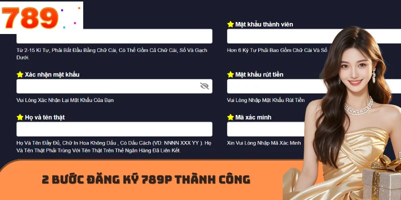 2 bước đăng ký 789P thành công